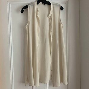 Eileen Fisher Women's Size XS Tan Blouse